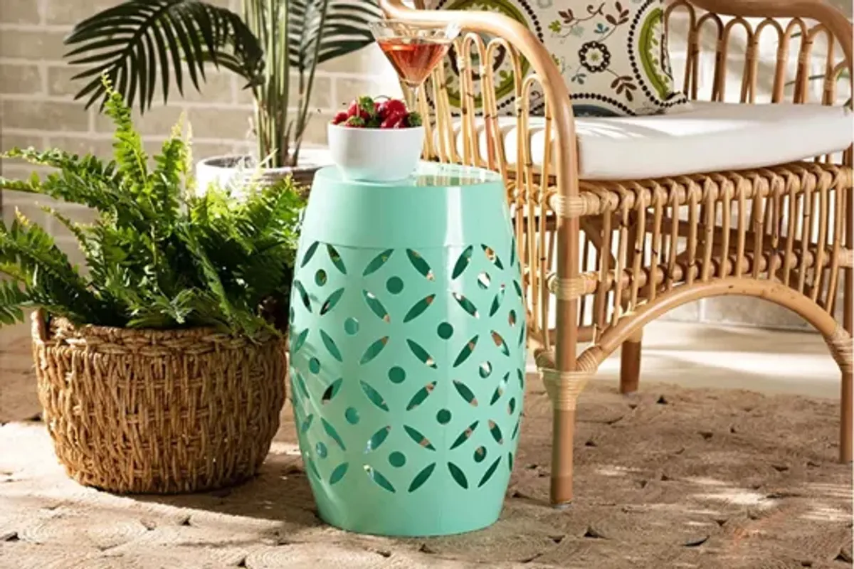 Hallie Metal Outdoor Side Table