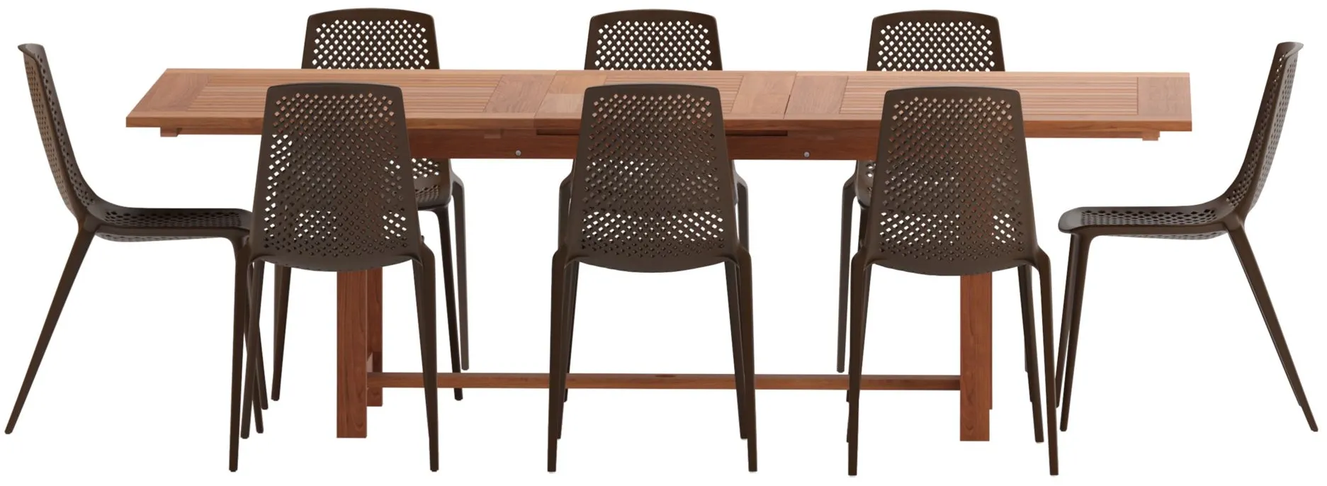 Amazonia 9pc. Outdoor Rectangular Patio Dining Set