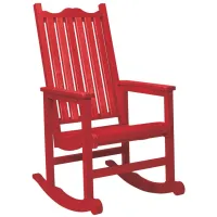 Generation Recycled Outdoor Rocking Chair in White And Cream by C.R. Plastic Products
