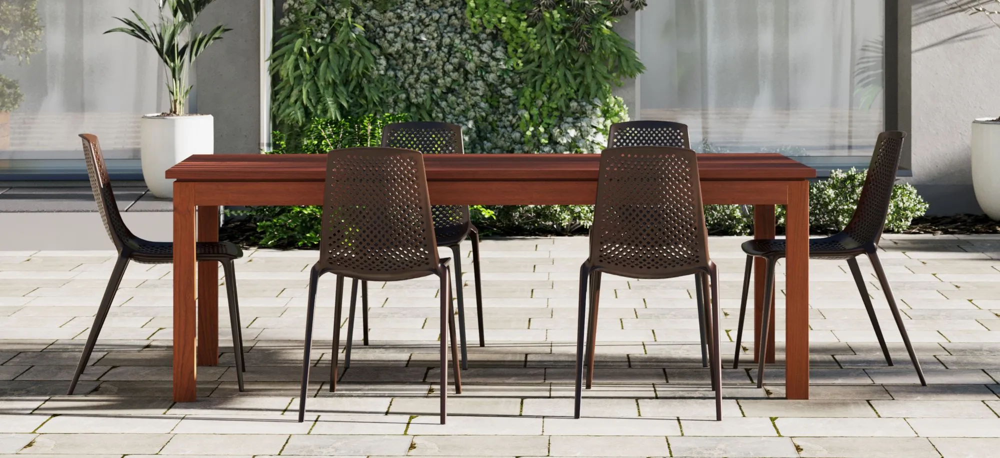Amazonia 7pc. Outdoor Rectangular Patio Dining Set