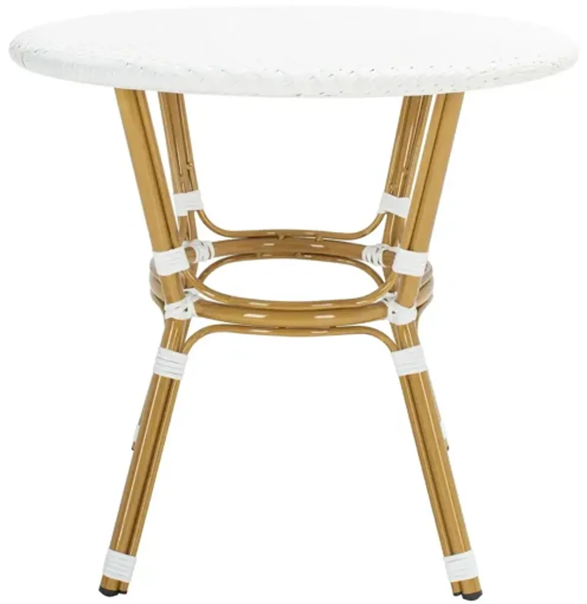 Nuca Outdoor Accent Table in Beige by Safavieh