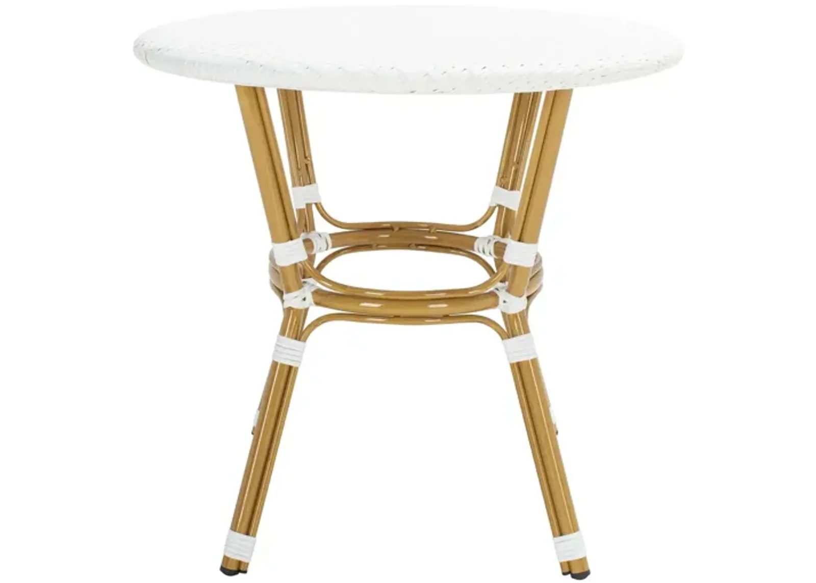 Nuca Outdoor Accent Table in Beige by Safavieh