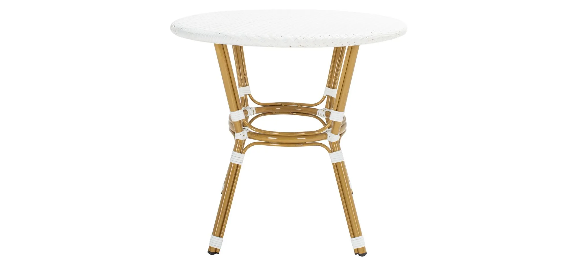 Nuca Outdoor Accent Table in Beige by Safavieh