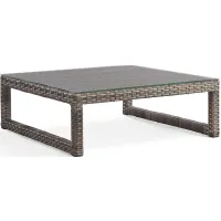 New Java Square Outdoor Coffee Table in Sandstone by South Sea Outdoor Living