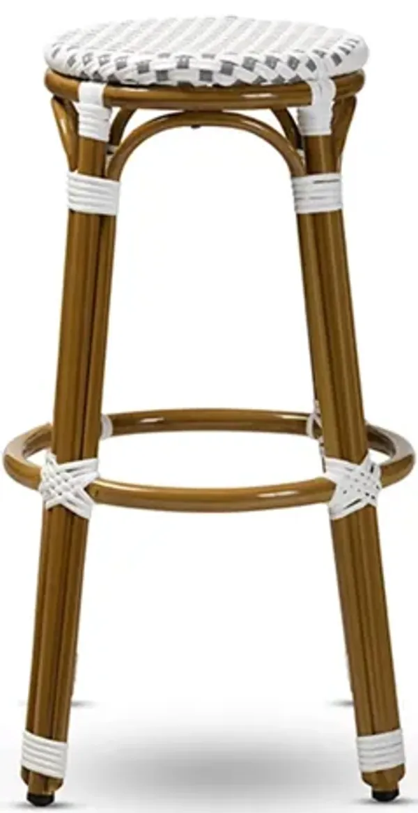 Joelle Outdoor Stackable Bistro Bar Stool
