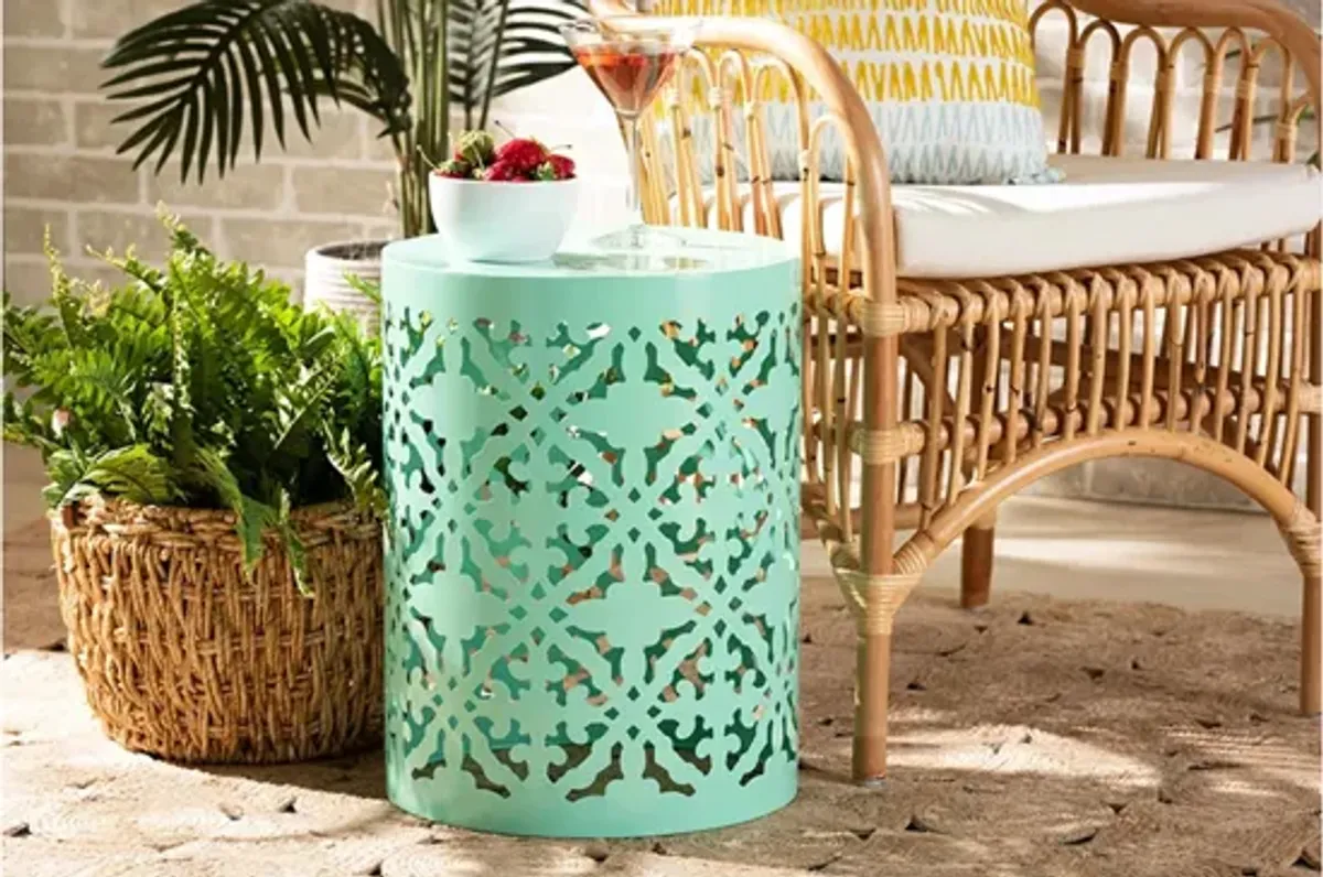 Jamila Metal Outdoor Side Table