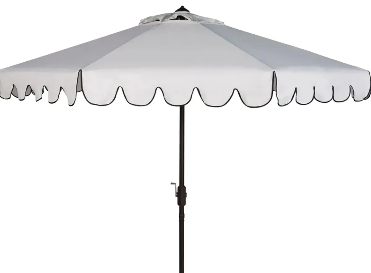 Venice Patio Umbrella in White by Safavieh