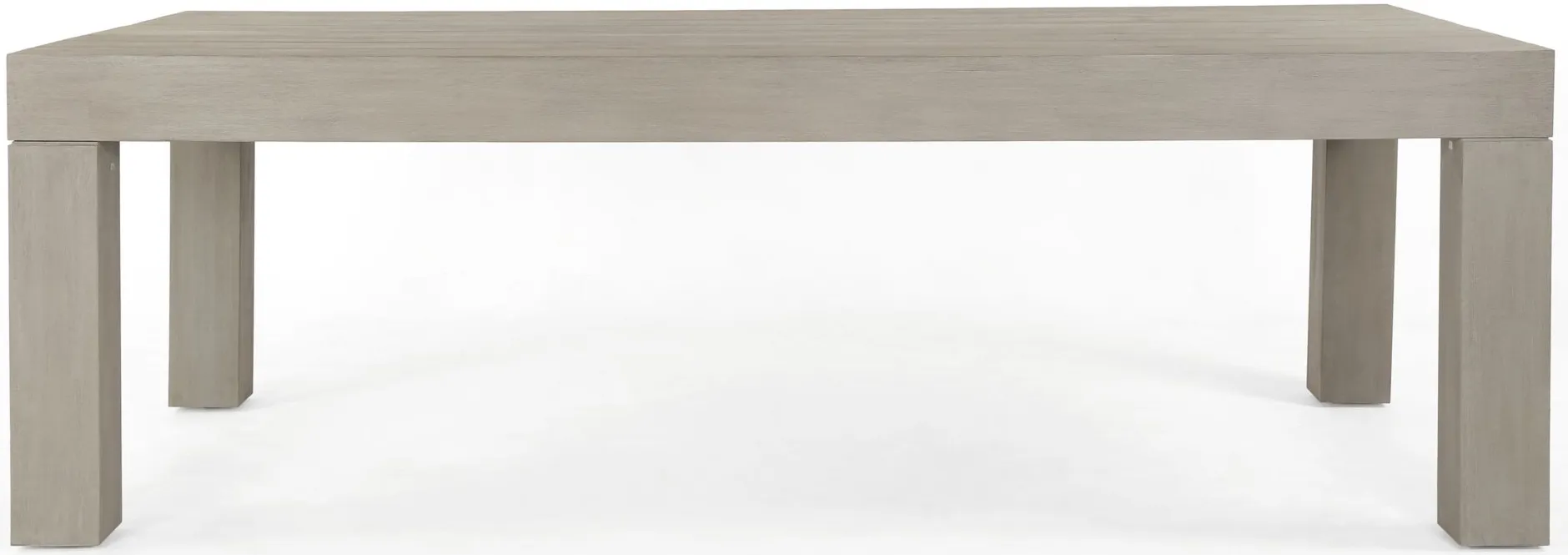 Sonora Outdoor Dining Table in Weathered Gray by Four Hands