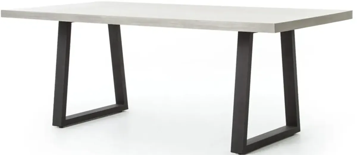 Blithe Outdoor Dining Table in Light Gray by Four Hands