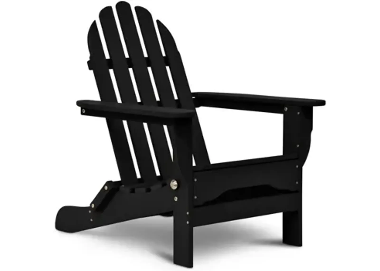 Icon Adirondack Chair in "Black" by DUROGREEN OUTDOOR