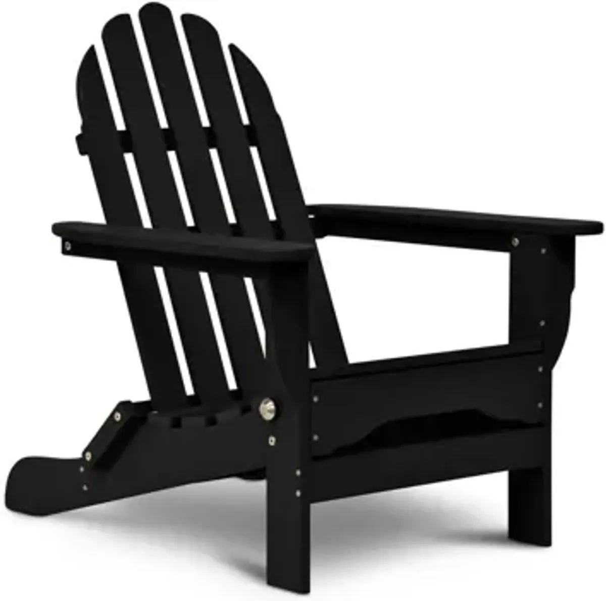 Icon Adirondack Chair in "Black" by DUROGREEN OUTDOOR