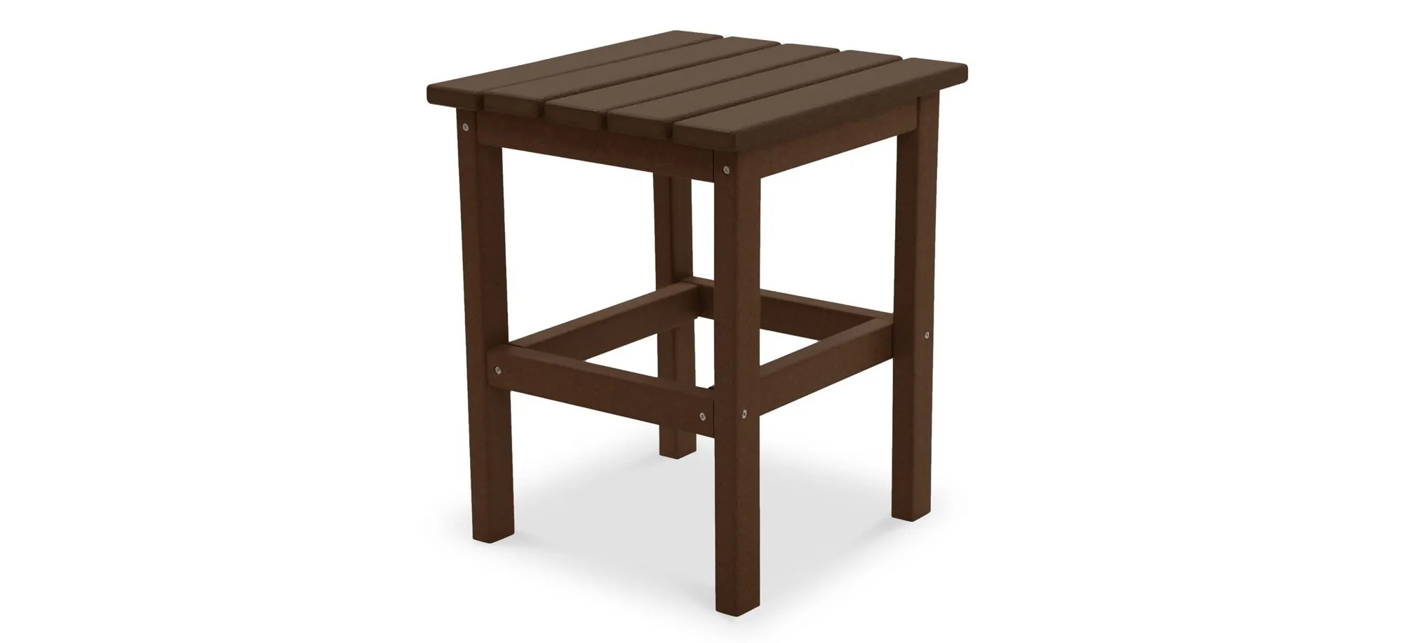 Icon Outdoor Square Side Table in Natural / Green by DUROGREEN OUTDOOR