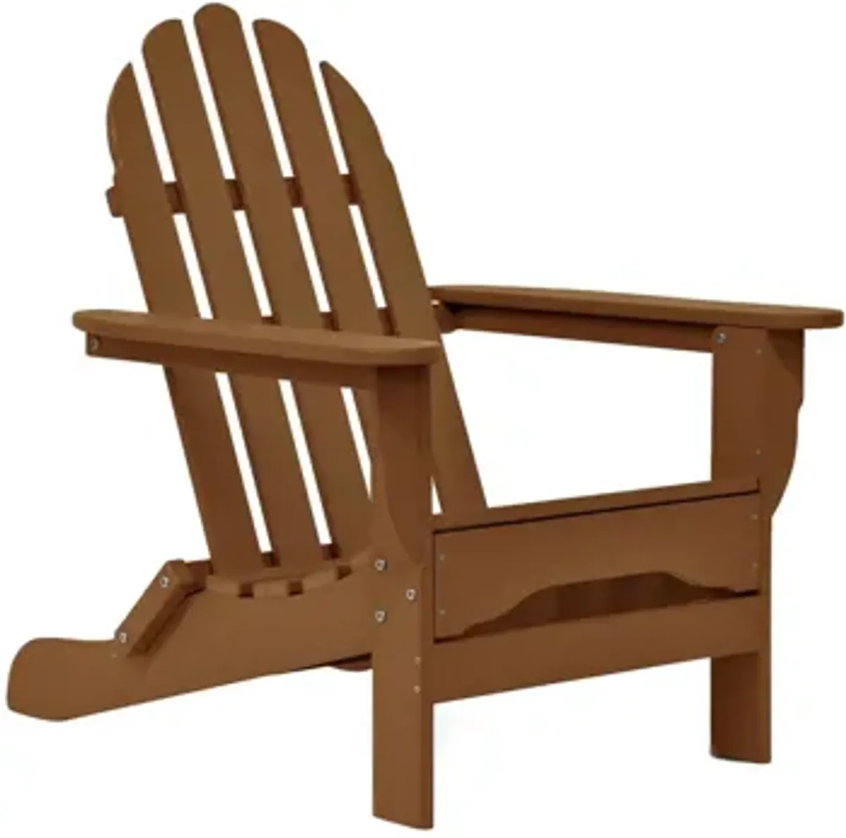 Icon Static Adirondack Chair in "Teak" by DUROGREEN OUTDOOR