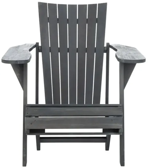 Allaire Outdoor Adirondack Chair with Retractable Footrest