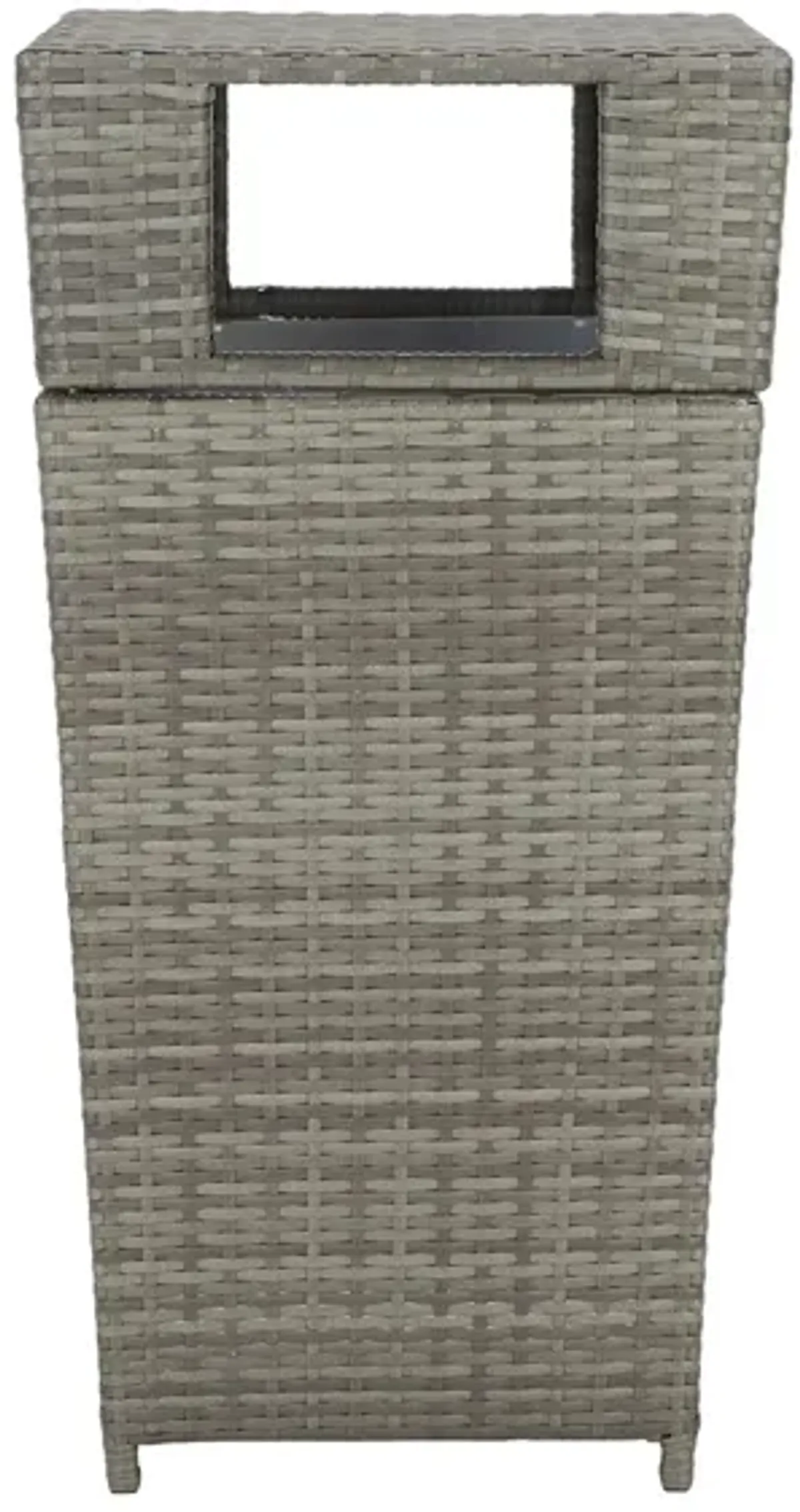 Malloy Trash Bin in Light Gray by Safavieh