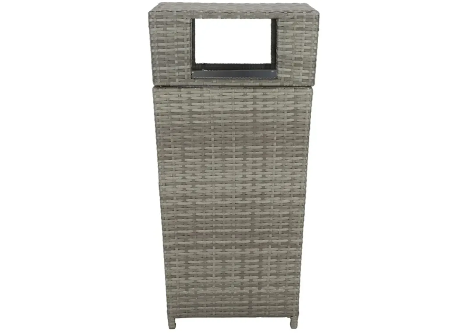 Malloy Trash Bin in Light Gray by Safavieh