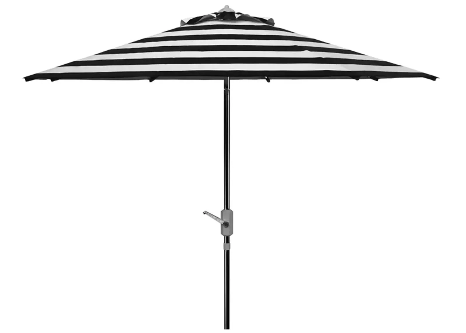 Marcie Outdoor UV Resistant Fashion Line 9 ft Auto Tilt Umbrella in Navy by Safavieh