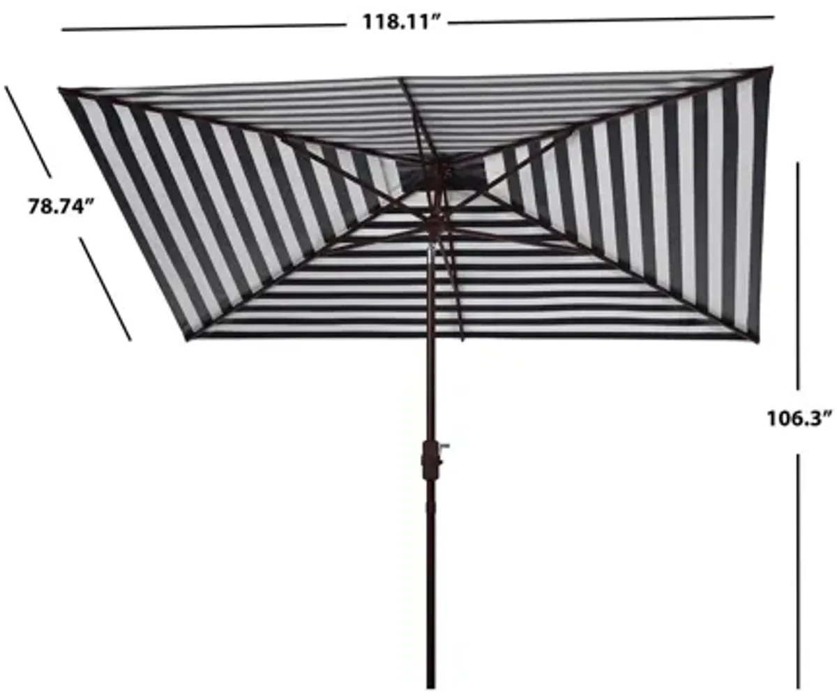 Shay Outdoor 6.5 X 10 ft Rectangular Crank Umbrella