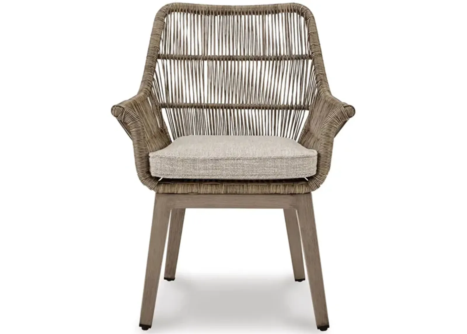 Beach Front Arm Chair (Set of 2) in Beige by Ashley Furniture