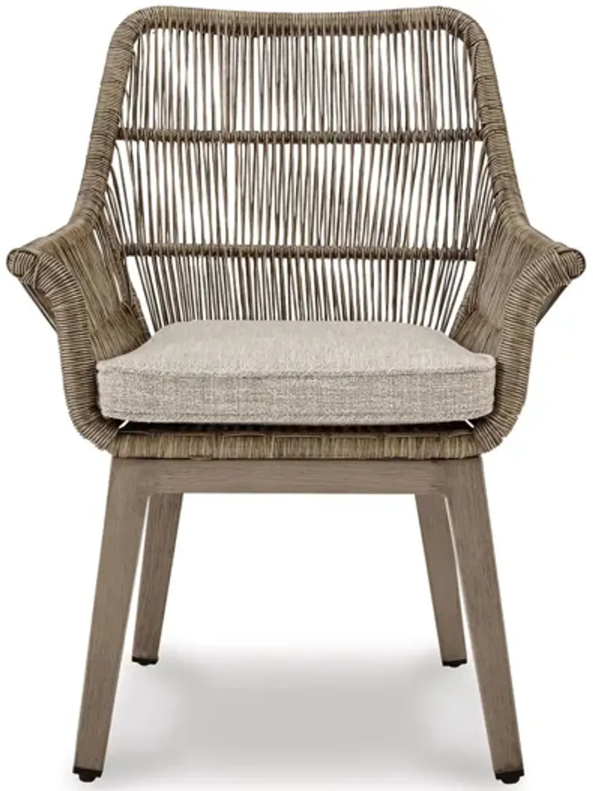 Beach Front Arm Chair (Set of 2) in Beige by Ashley Furniture