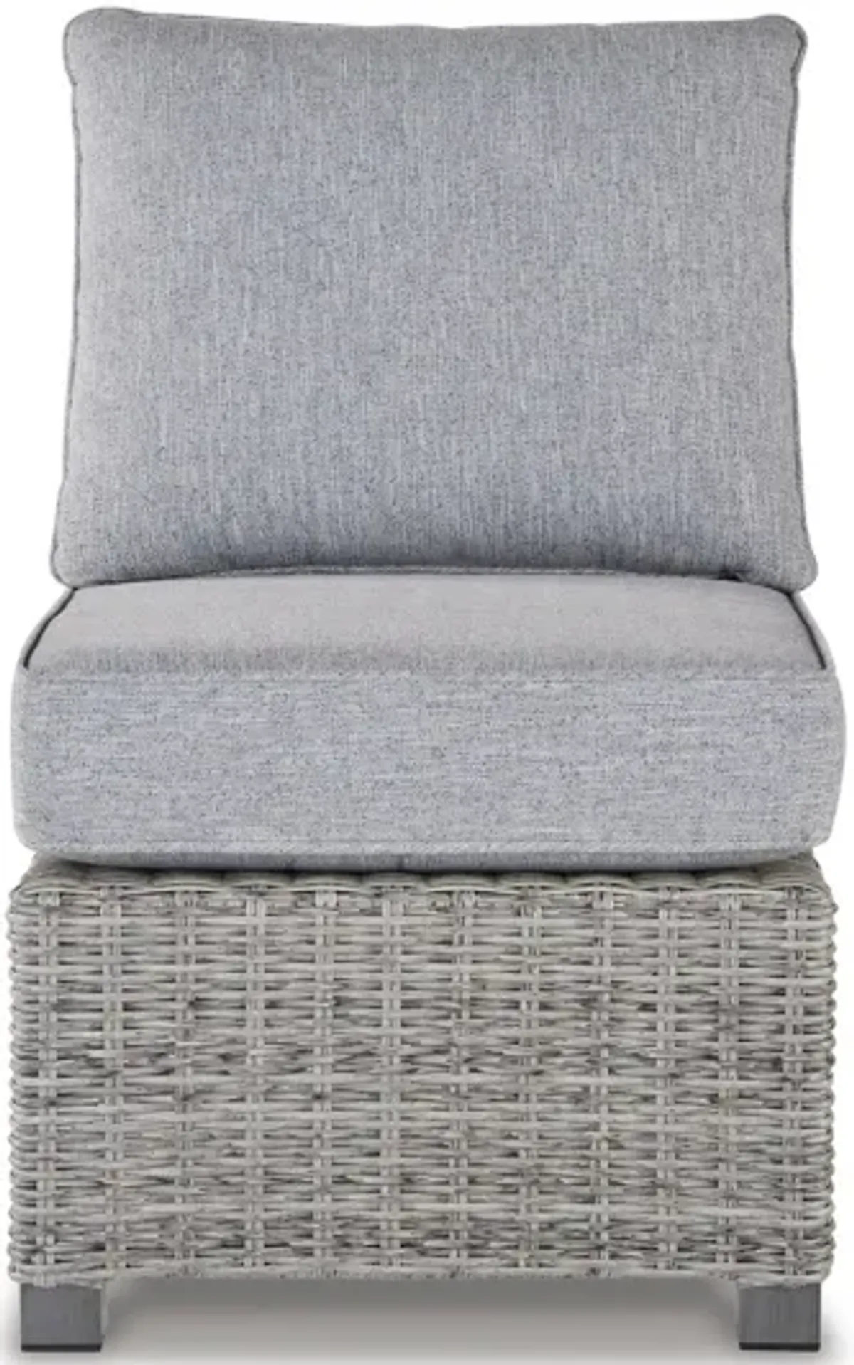 Naples Beach Armless Chair in Light Gray by Ashley Furniture