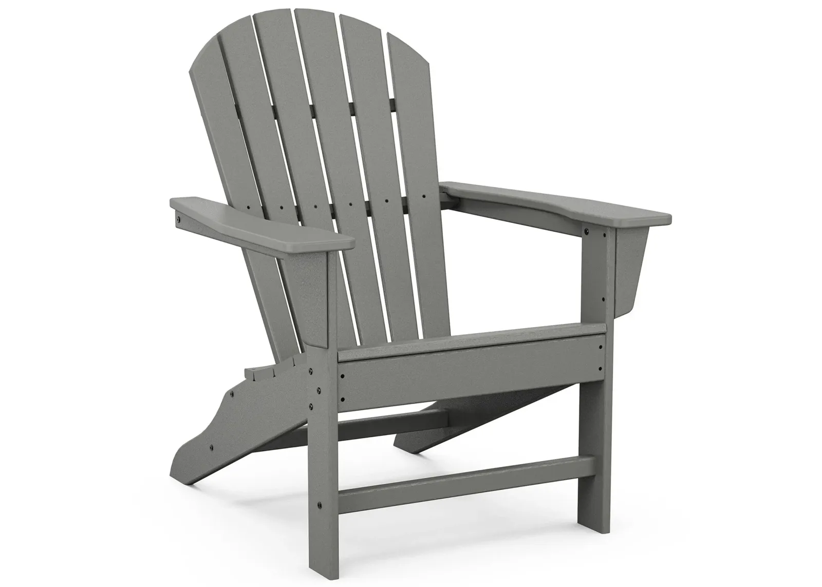 South Beach Adirondack in Slate Grey by Polywood