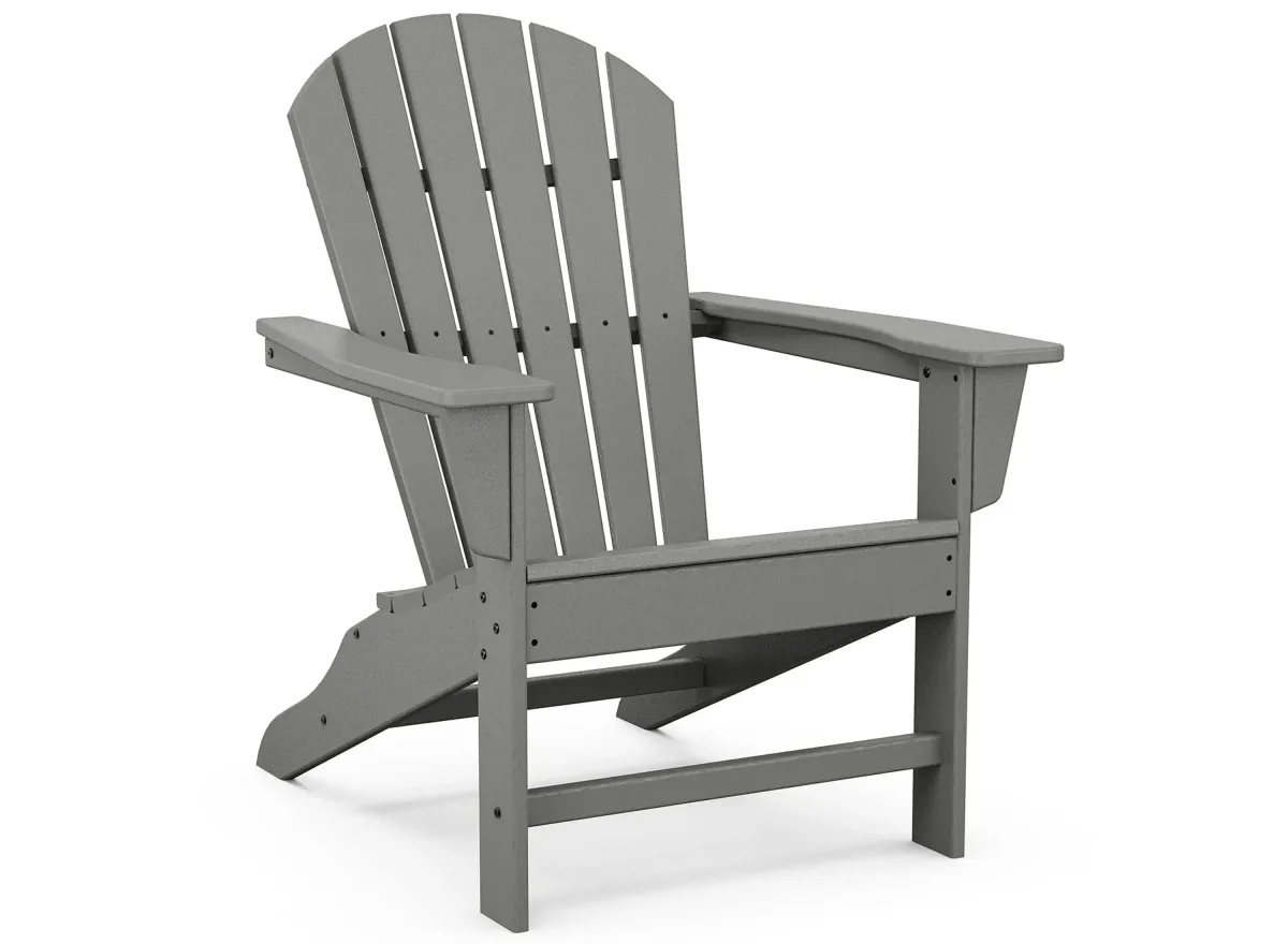 South Beach Adirondack in Slate Grey by Polywood