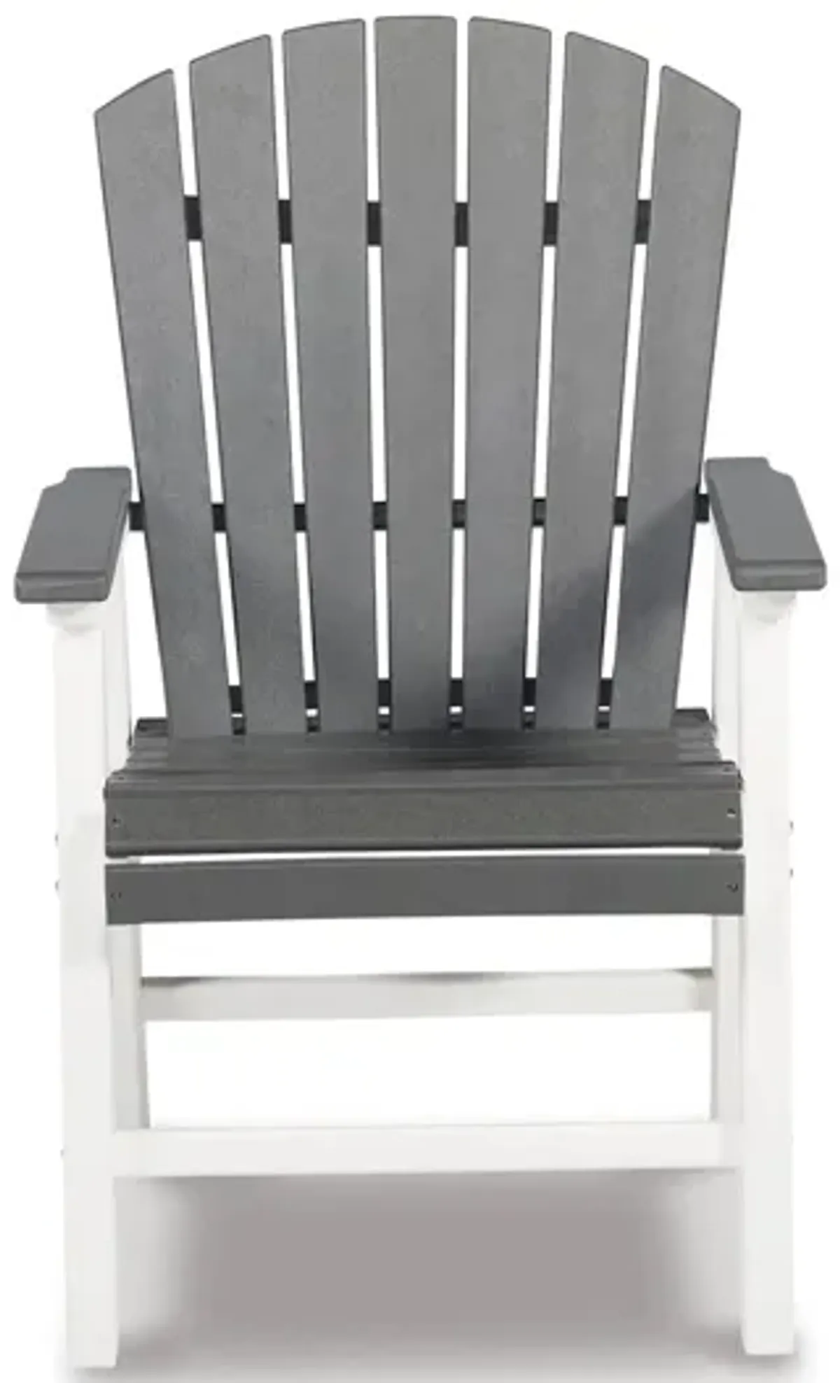 Transville Outdoor Dining Chair (Set of 2) in Gray/White by Ashley Furniture