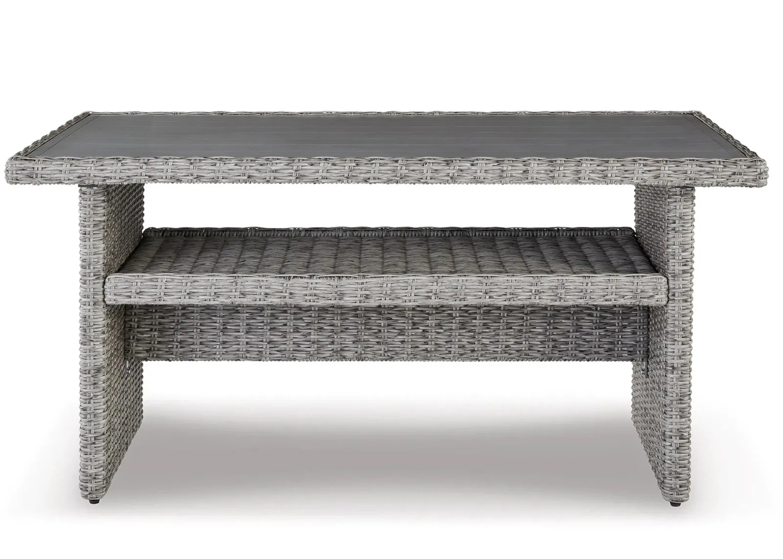 Naples Beach Outdoor Multi-Use Table in Light Gray by Ashley Furniture