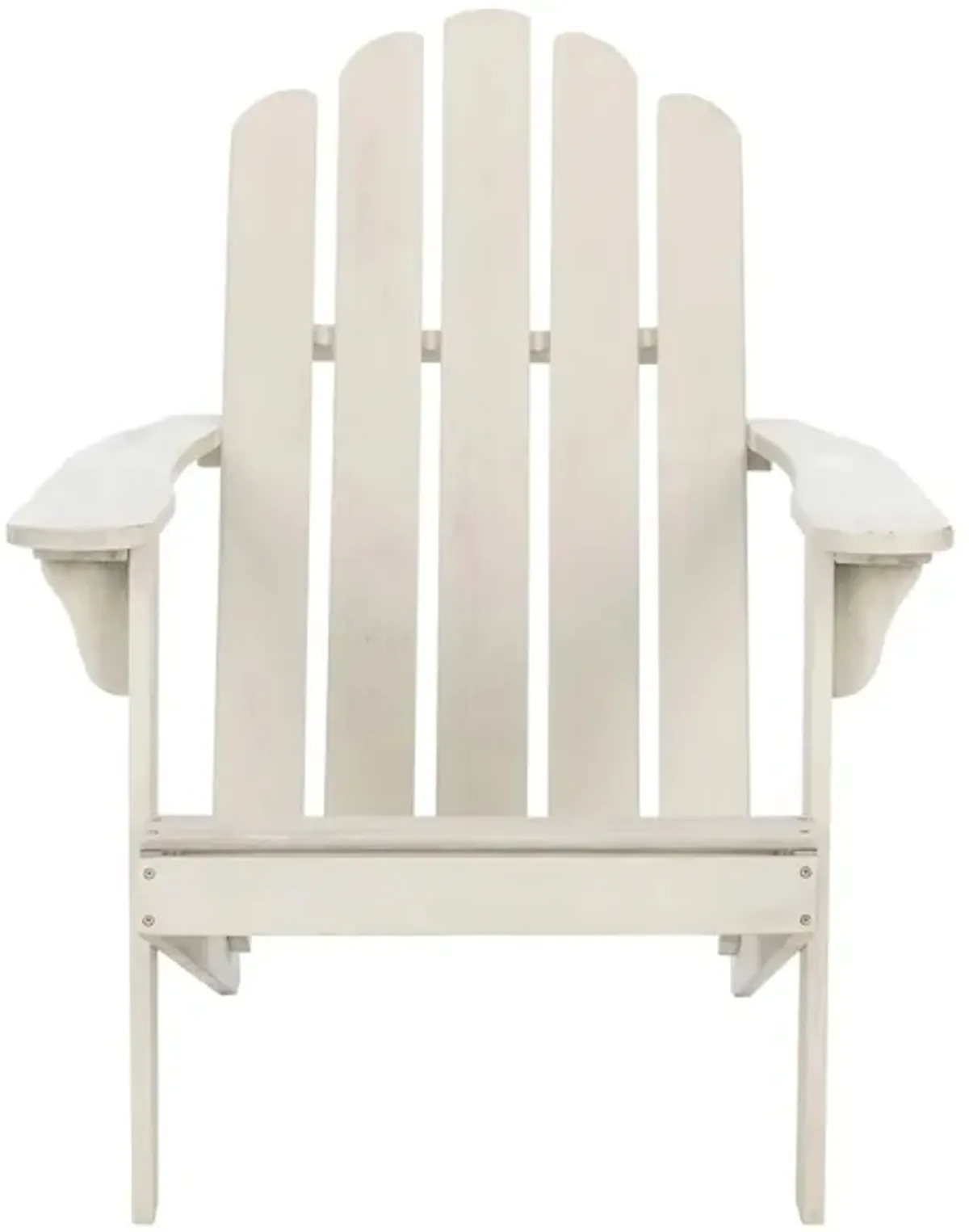 Anston Outdoor Adirondack Chair in White by Safavieh