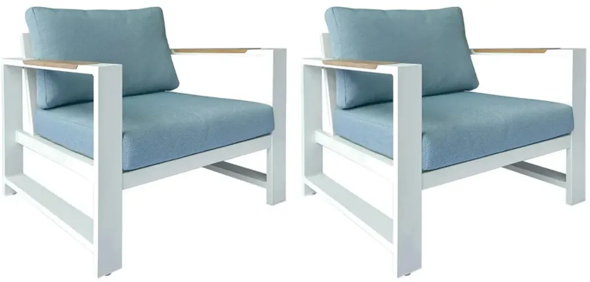 Siena Outdoor Armchair - Set of 2