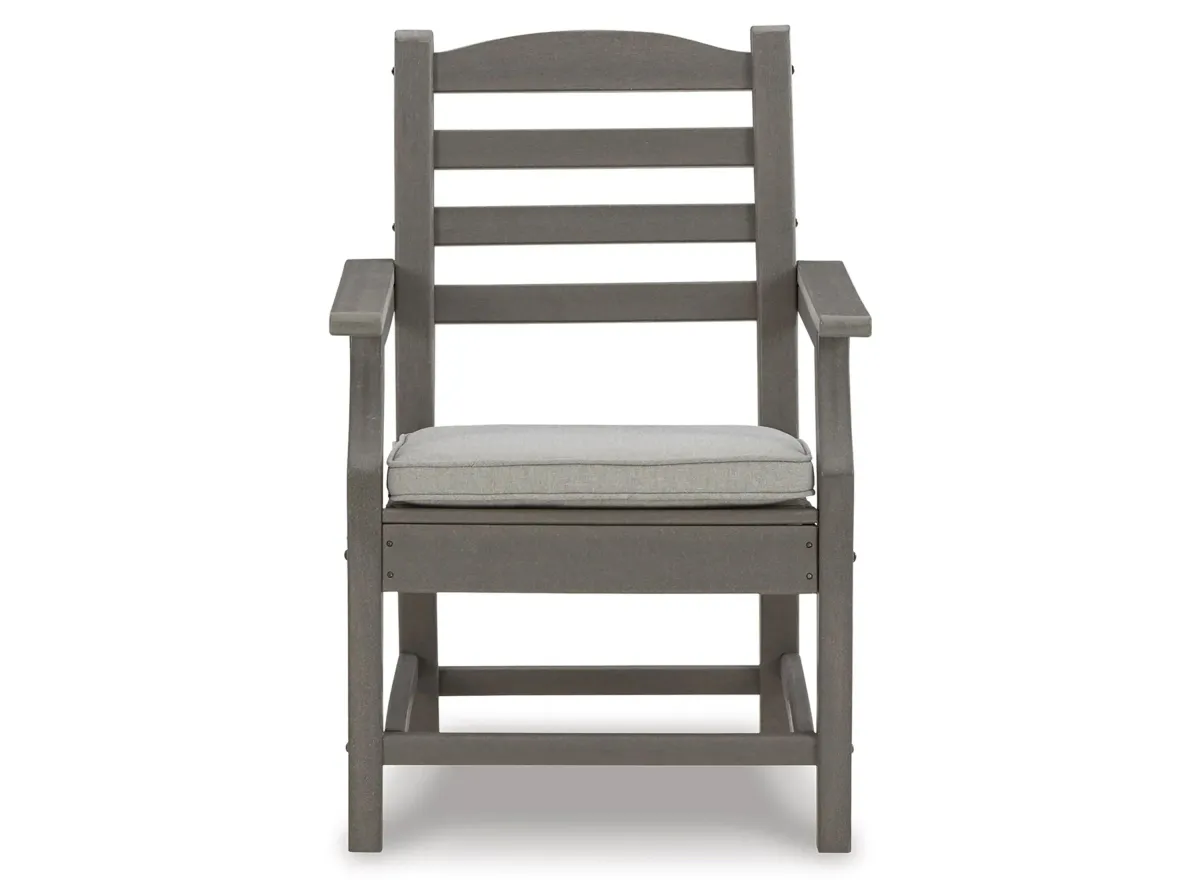 Visola Outdoor Armchair in Gray by Ashley Furniture