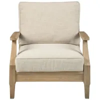 Kya Outdoor Accent Chair in Beige by Ashley Furniture