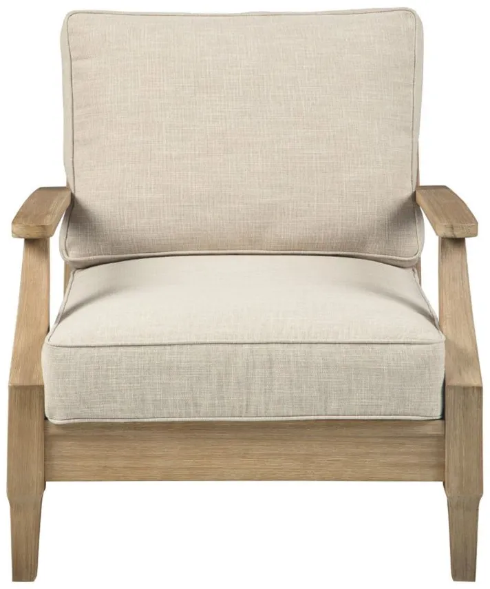 Kya Outdoor Accent Chair in Beige by Ashley Furniture