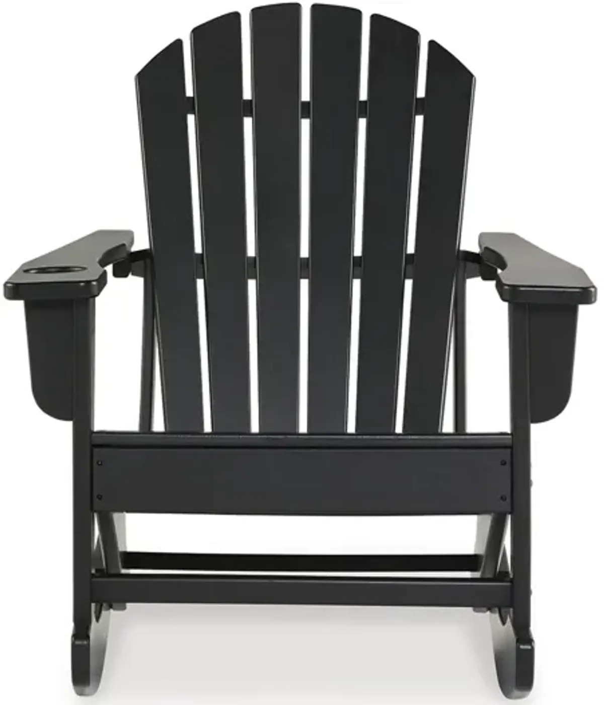 Sundown Treasure Outdoor Rocking Chair in Black by Ashley Furniture