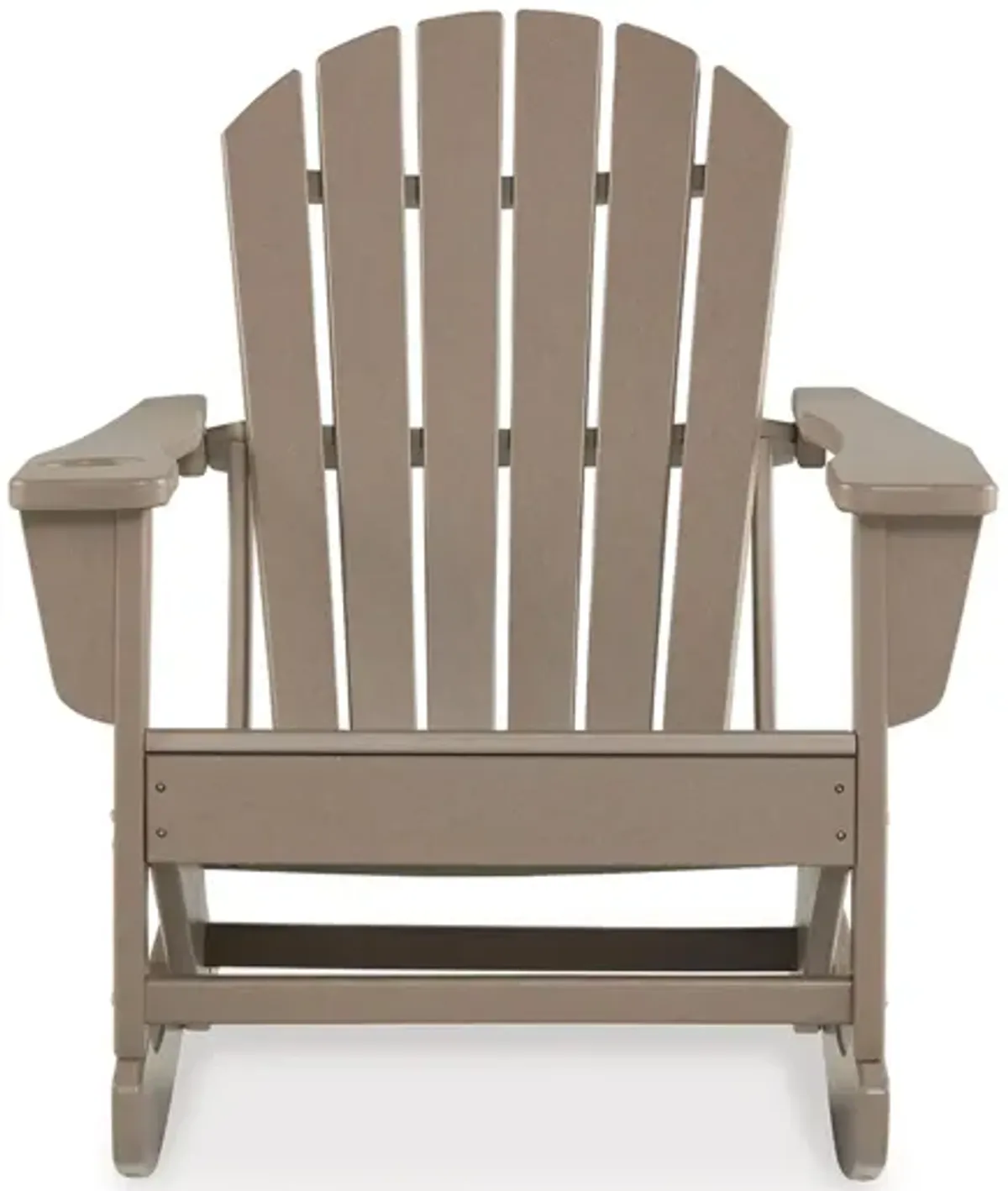 Sundown Treasure Outdoor Rocking Chair in Driftwood by Ashley Furniture