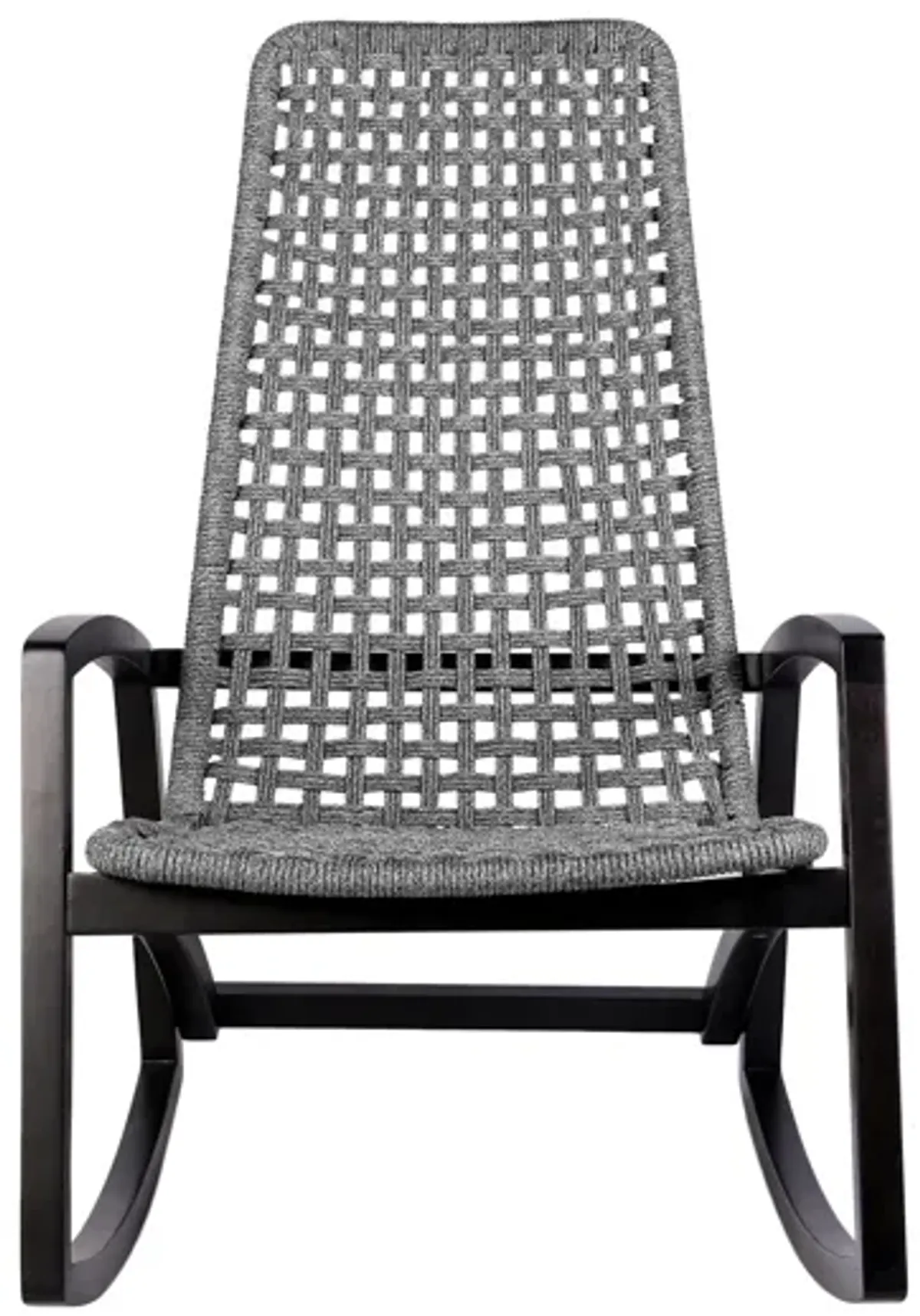 Sequoia Outdoor Rocking Chair in Gray by Armen Living