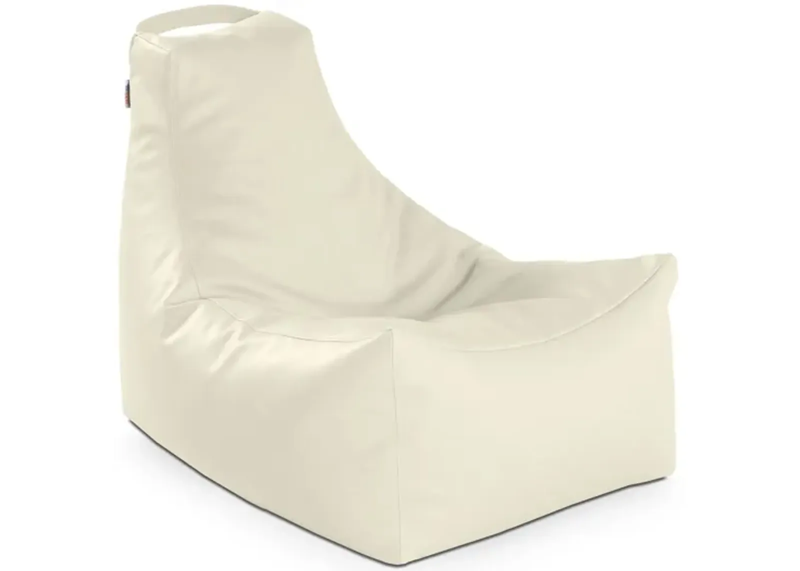 Hemingway Outdoor Bean Bag in White by Foam Labs