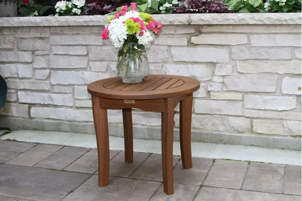 Ocean Ave Outdoor Round Accent Table