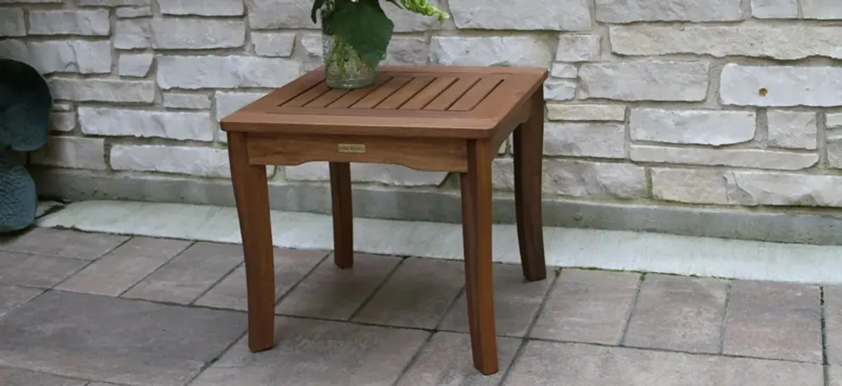 Ocean Ave Outdoor Square Accent Table