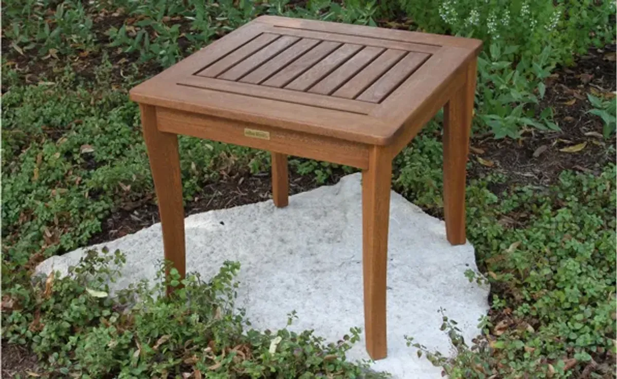 Ocean Ave Outdoor Square Accent Table