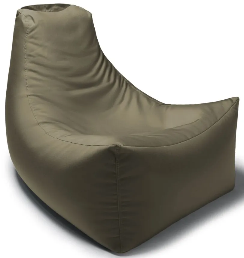 Jokinen Outdoor Bean Bag Patio Chair in Gray / White by Foam Labs