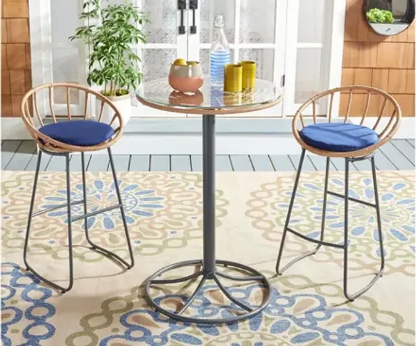 Lersa 3-pc. Outdoor Pub Table Set