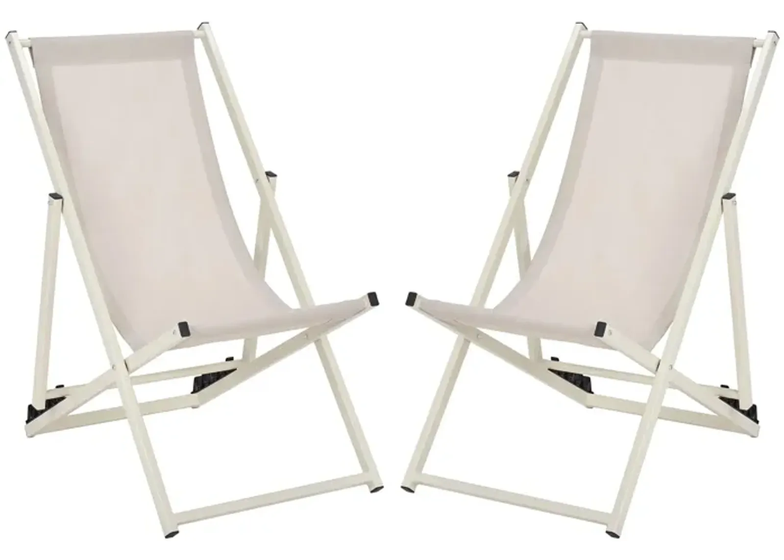 Breslin Patio Chairs Set of 2 in Natural by Safavieh