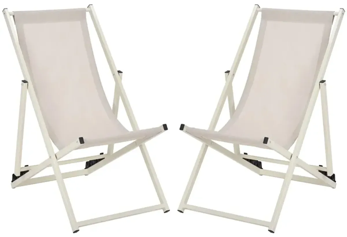 Breslin Patio Chairs Set of 2 in Natural by Safavieh