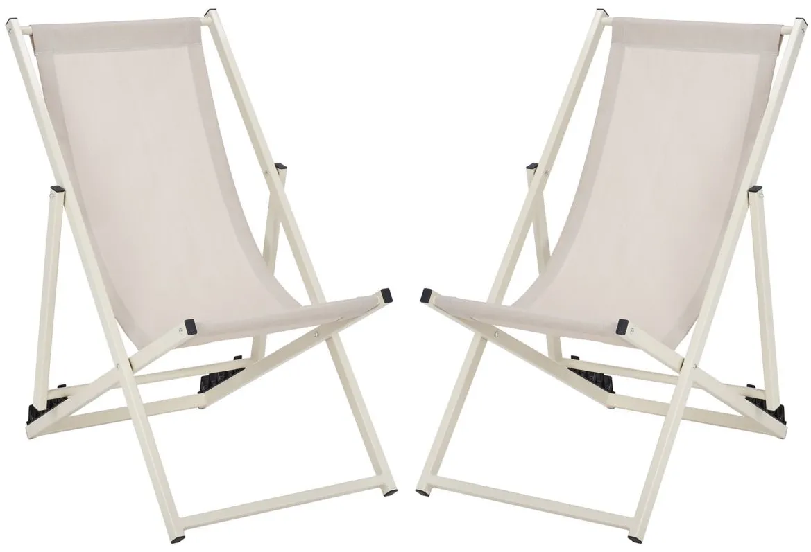 Breslin Patio Chairs Set of 2 in Natural by Safavieh