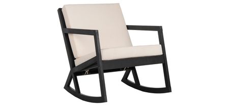 Vernon Outdoor Rocking Chair in Gray by Safavieh