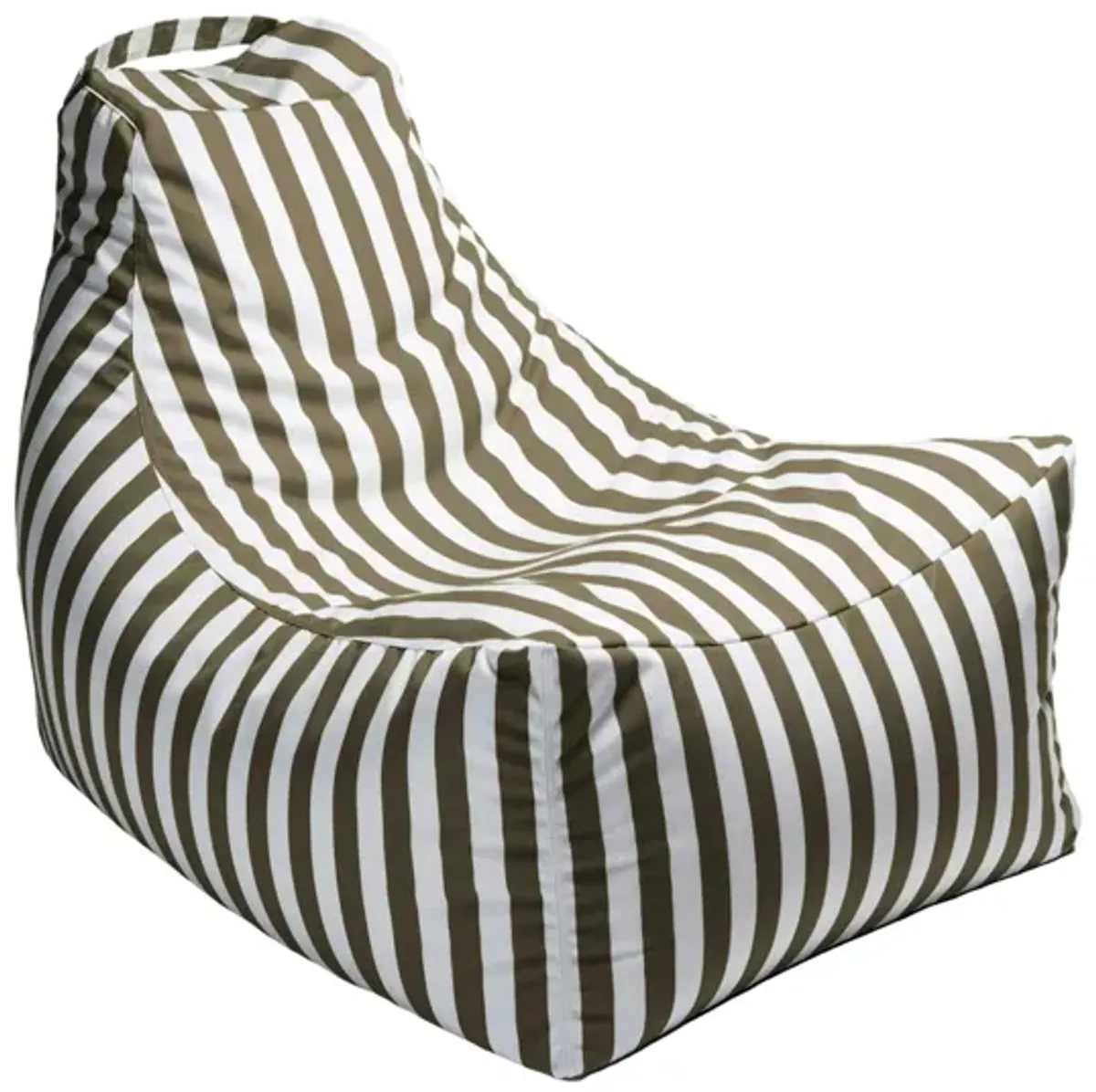 Jokinen Outdoor Bean Bag Patio Chair in Beige by Foam Labs