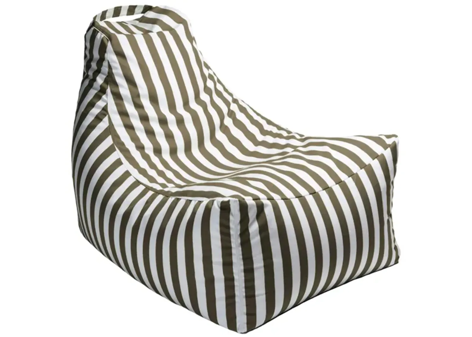 Jokinen Outdoor Bean Bag Patio Chair in Beige by Foam Labs