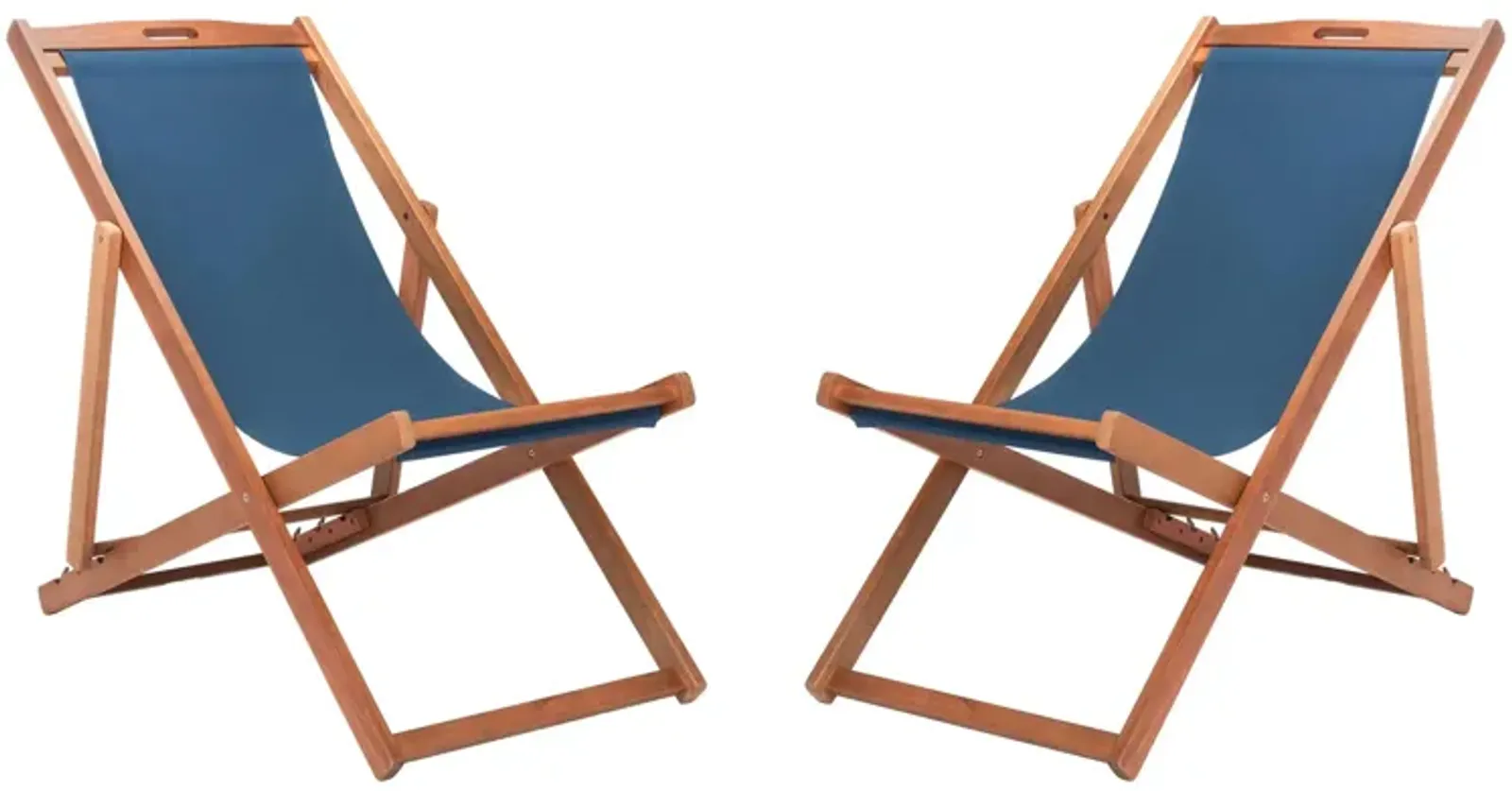 Loren Outdoor Sling Chair: Set of 2